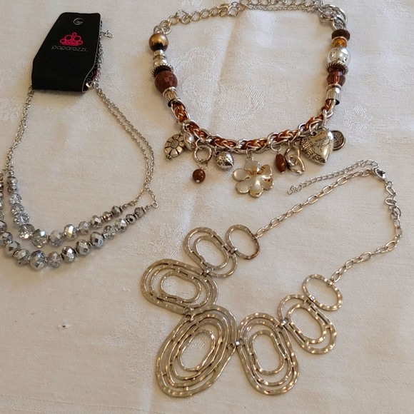 paparazzi Jewelry - 3 piece necklaces